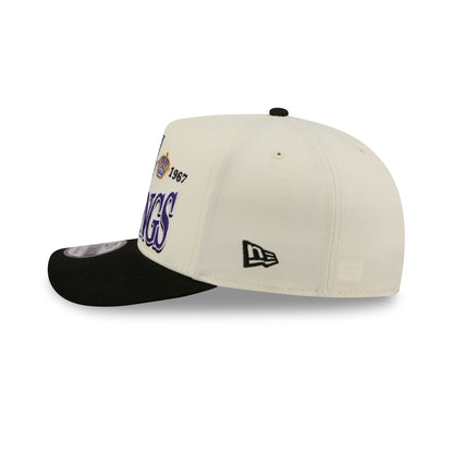 Los Angeles Kings Three Hit Chrome White 9FIFTY A-Frame Snapback Hat