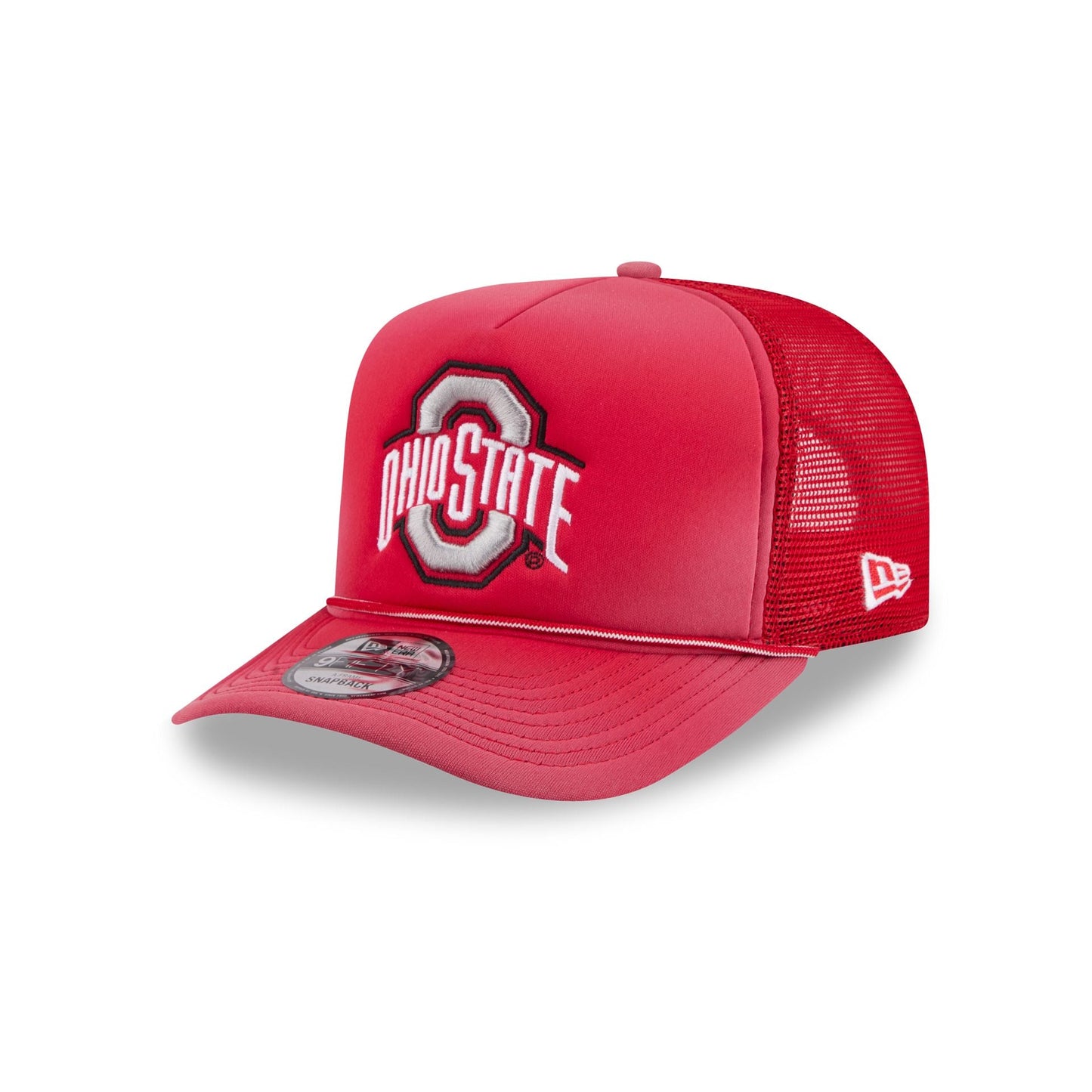 Ohio State Buckeyes Worn 9FIFTY A-Frame Trucker Hat
