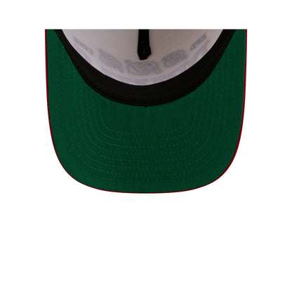 New Jersey Devils Three Hit Chrome White 9FIFTY A-Frame Snapback Hat