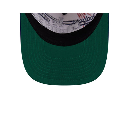 Los Angeles Dodgers Chrome White Classic 9FIFTY A-Frame Snapback Hat