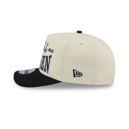 Seattle Kraken Three Hit Chrome White 9FIFTY A-Frame Snapback Hat