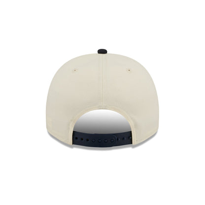 Seattle Kraken Three Hit Chrome White 9FIFTY A-Frame Snapback Hat