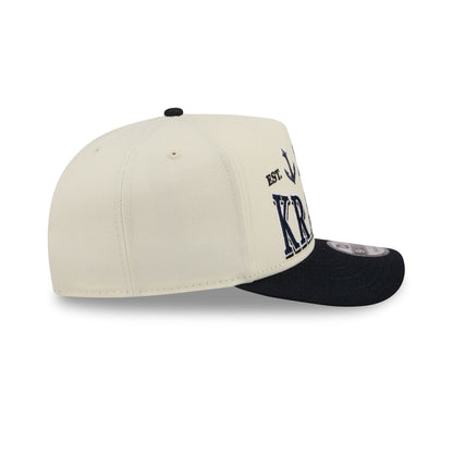 Seattle Kraken Three Hit Chrome White 9FIFTY A-Frame Snapback Hat