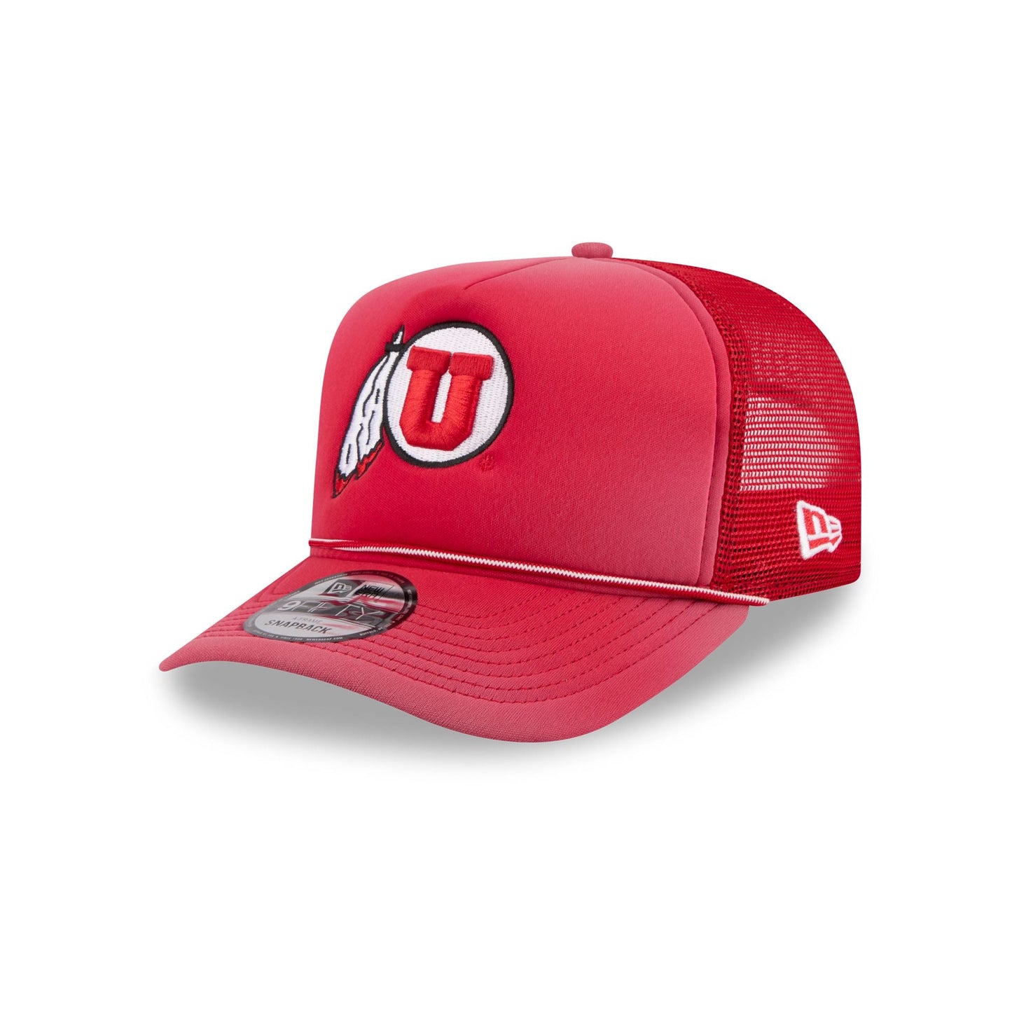 Utah Utes Worn 9FIFTY A-Frame Trucker Hat