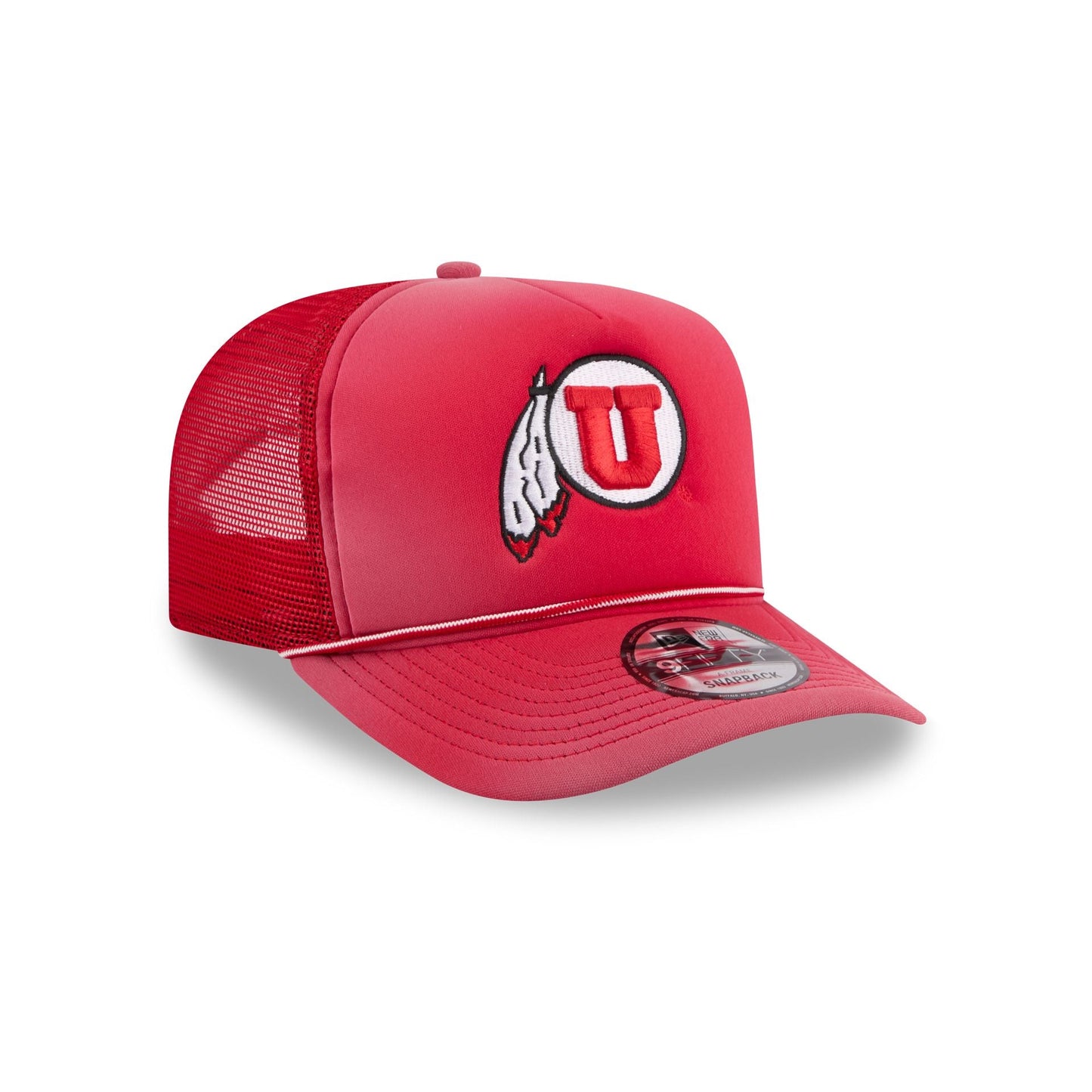 Utah Utes Worn 9FIFTY A-Frame Trucker Hat