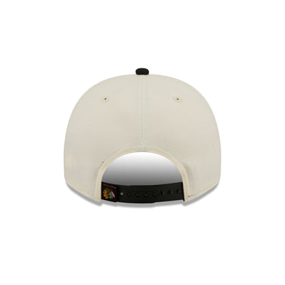 Chicago Blackhawks Chrome White Classic 9FIFTY A-Frame Snapback Hat