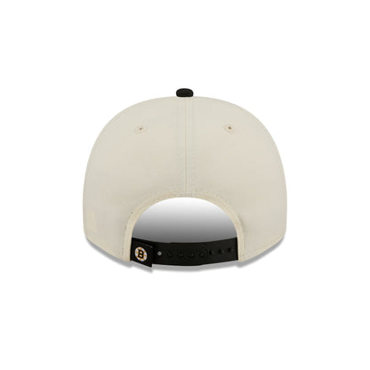Boston Bruins Chrome White Classic 9FIFTY A-Frame Snapback Hat