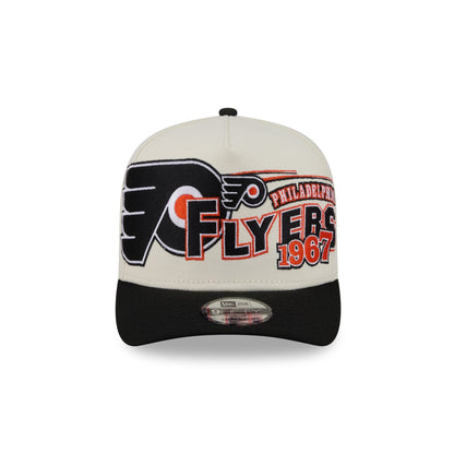 Philadelphia Flyers Chrome White Classic 9FIFTY A-Frame Snapback Hat
