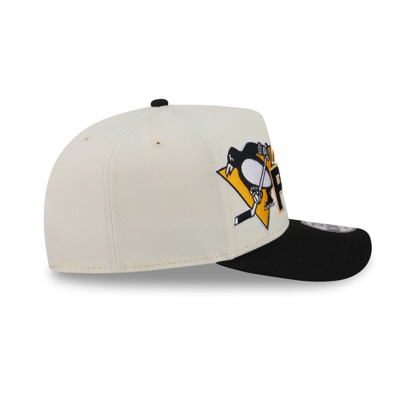 Pittsburgh Penguins Chrome White Classic 9FIFTY A-Frame Snapback Hat