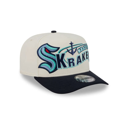 Seattle Kraken Chrome White Classic 9FIFTY A-Frame Snapback Hat