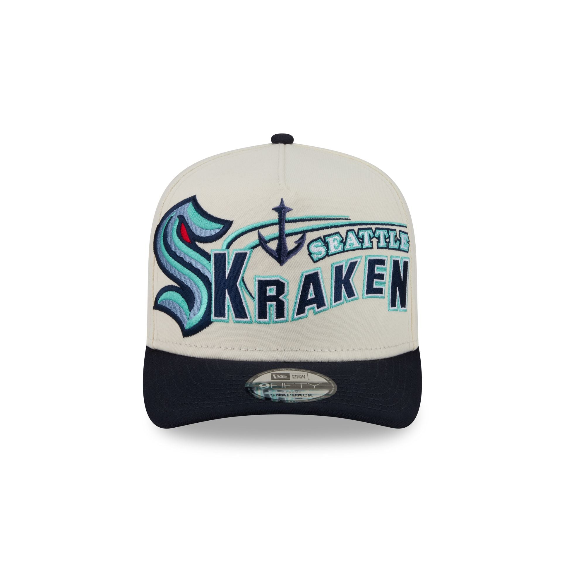 Seattle Kraken Chrome White Classic 9FIFTY A-Frame Snapback Hat