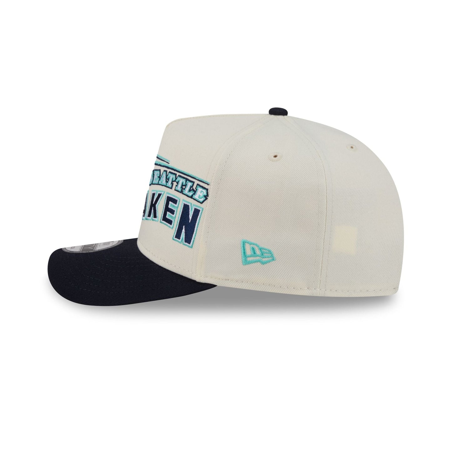 Seattle Kraken Chrome White Classic 9FIFTY A-Frame Snapback Hat