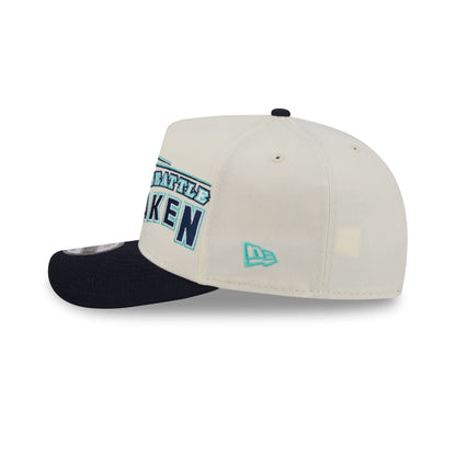 Seattle Kraken Chrome White Classic 9FIFTY A-Frame Snapback Hat