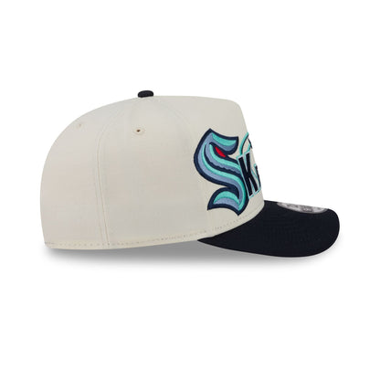 Seattle Kraken Chrome White Classic 9FIFTY A-Frame Snapback Hat