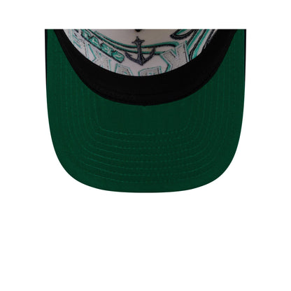 Seattle Kraken Chrome White Classic 9FIFTY A-Frame Snapback Hat