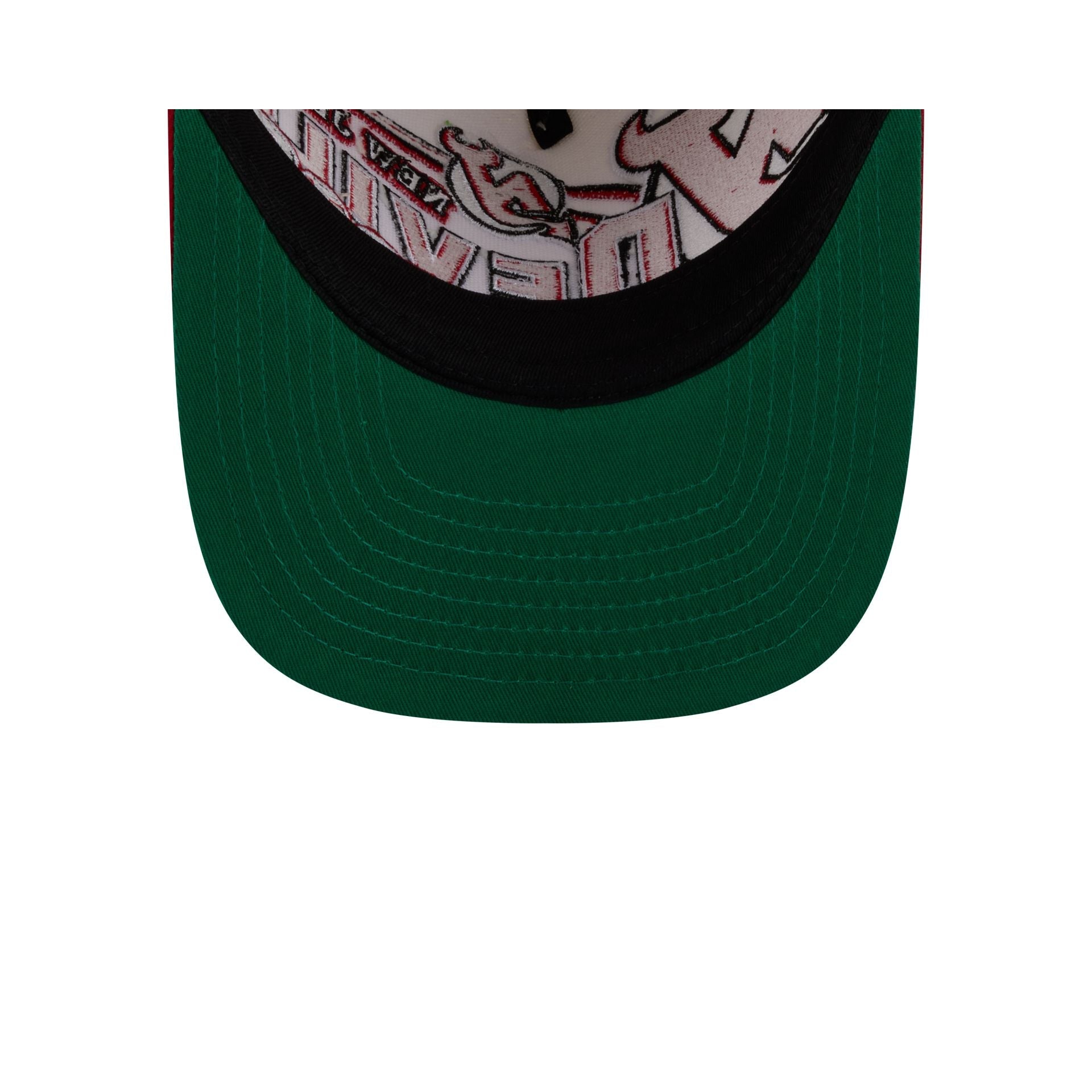 New Jersey Devils Chrome White Classic 9FIFTY A-Frame Snapback Hat