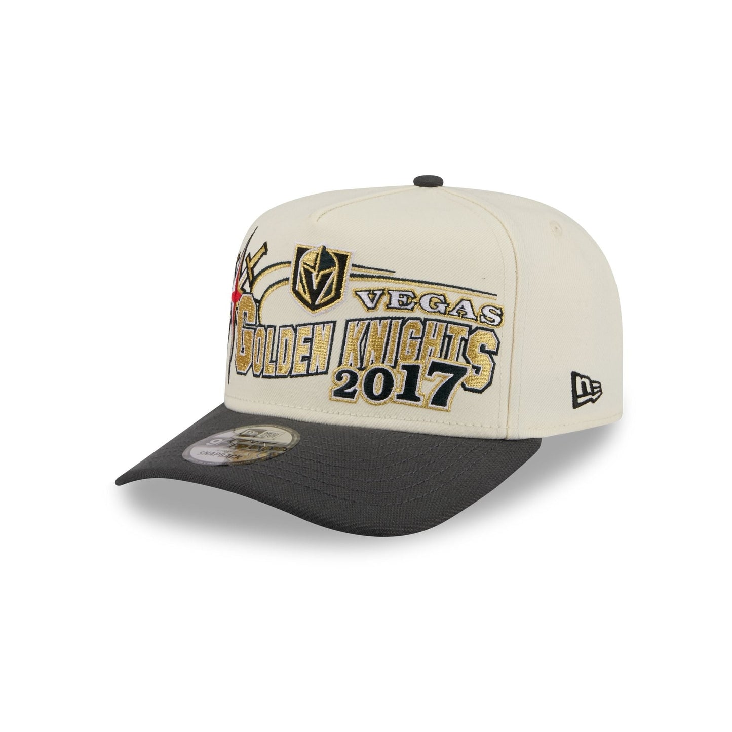 Vegas Golden Knights Chrome White Classic 9FIFTY A-Frame Snapback Hat