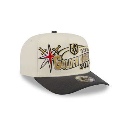 Vegas Golden Knights Chrome White Classic 9FIFTY A-Frame Snapback Hat