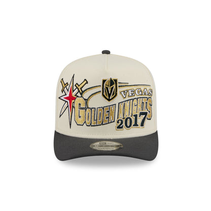 Vegas Golden Knights Chrome White Classic 9FIFTY A-Frame Snapback Hat