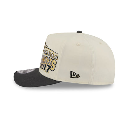 Vegas Golden Knights Chrome White Classic 9FIFTY A-Frame Snapback Hat