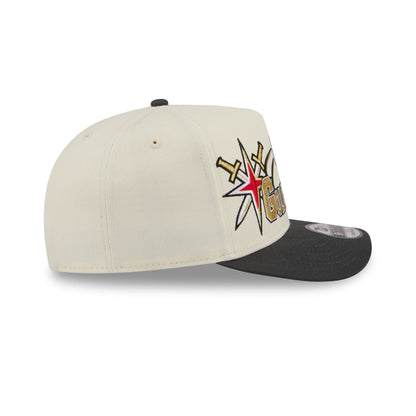 Vegas Golden Knights Chrome White Classic 9FIFTY A-Frame Snapback Hat