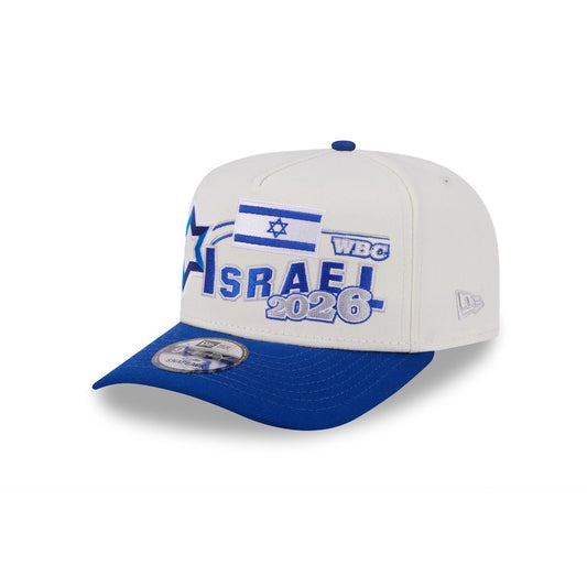 Israel Chrome White Classic 9FIFTY A-Frame Snapback Hat