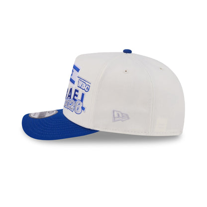 Israel Chrome White Classic 9FIFTY A-Frame Snapback Hat