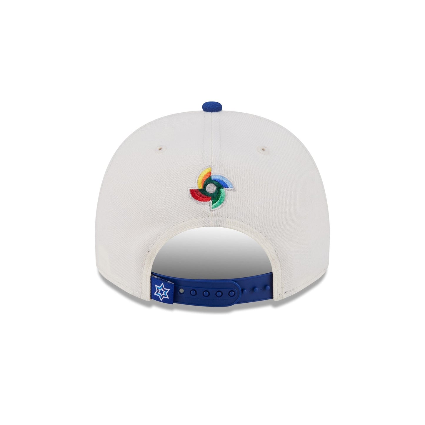Israel Chrome White Classic 9FIFTY A-Frame Snapback Hat