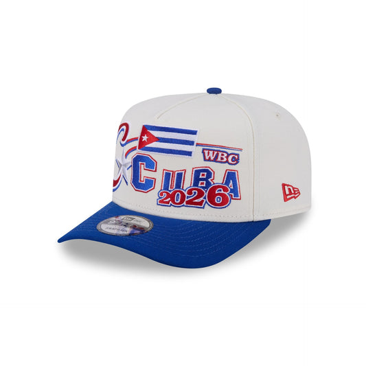 Cuba Chrome White Classic 9FIFTY A-Frame Snapback Hat