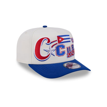 Cuba Chrome White Classic 9FIFTY A-Frame Snapback Hat