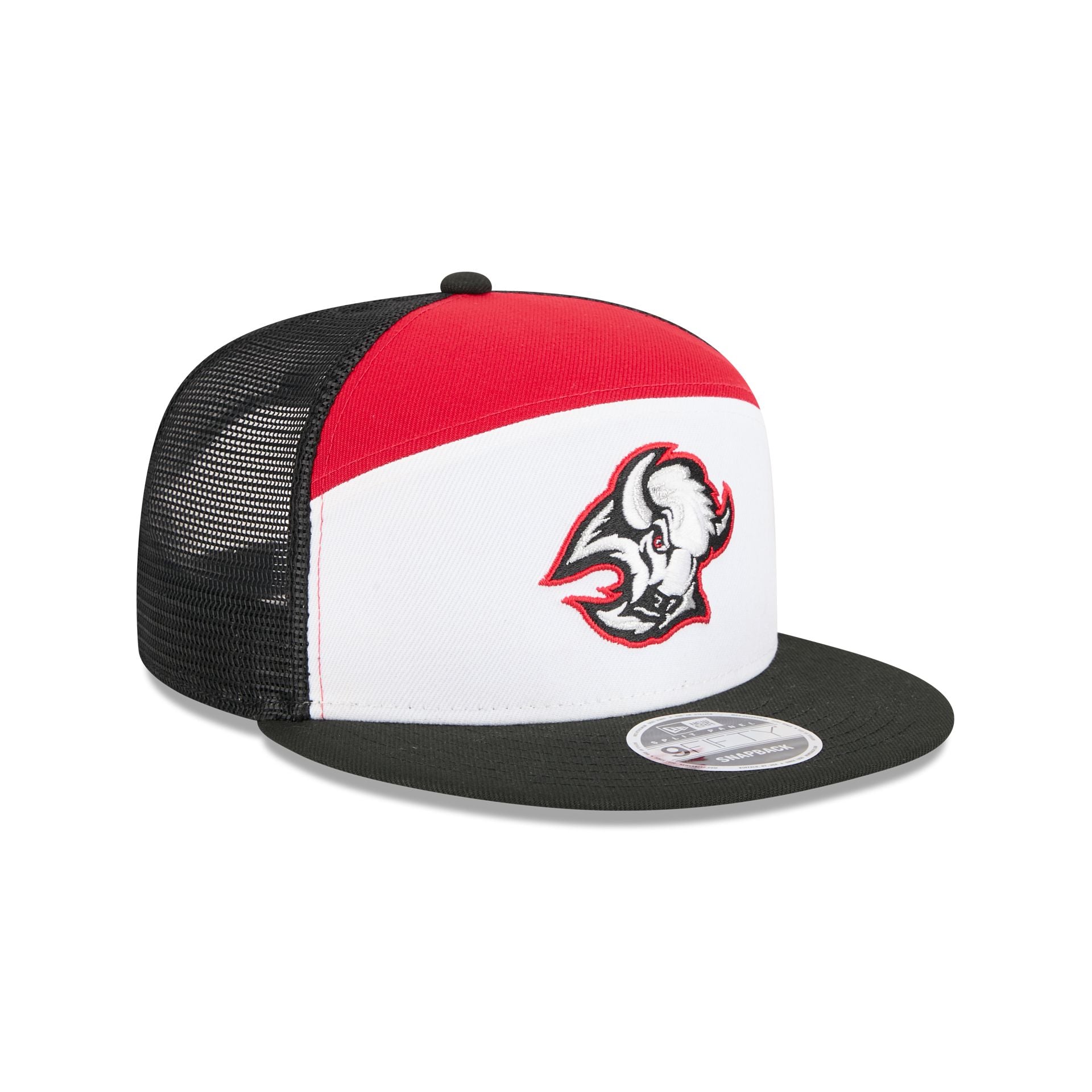 Buffalo Sabres Block Split Panel 9FIFTY Trucker Hat
