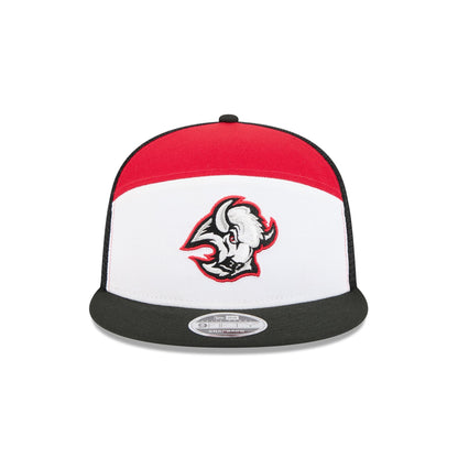 Buffalo Sabres Block Split Panel 9FIFTY Trucker Hat