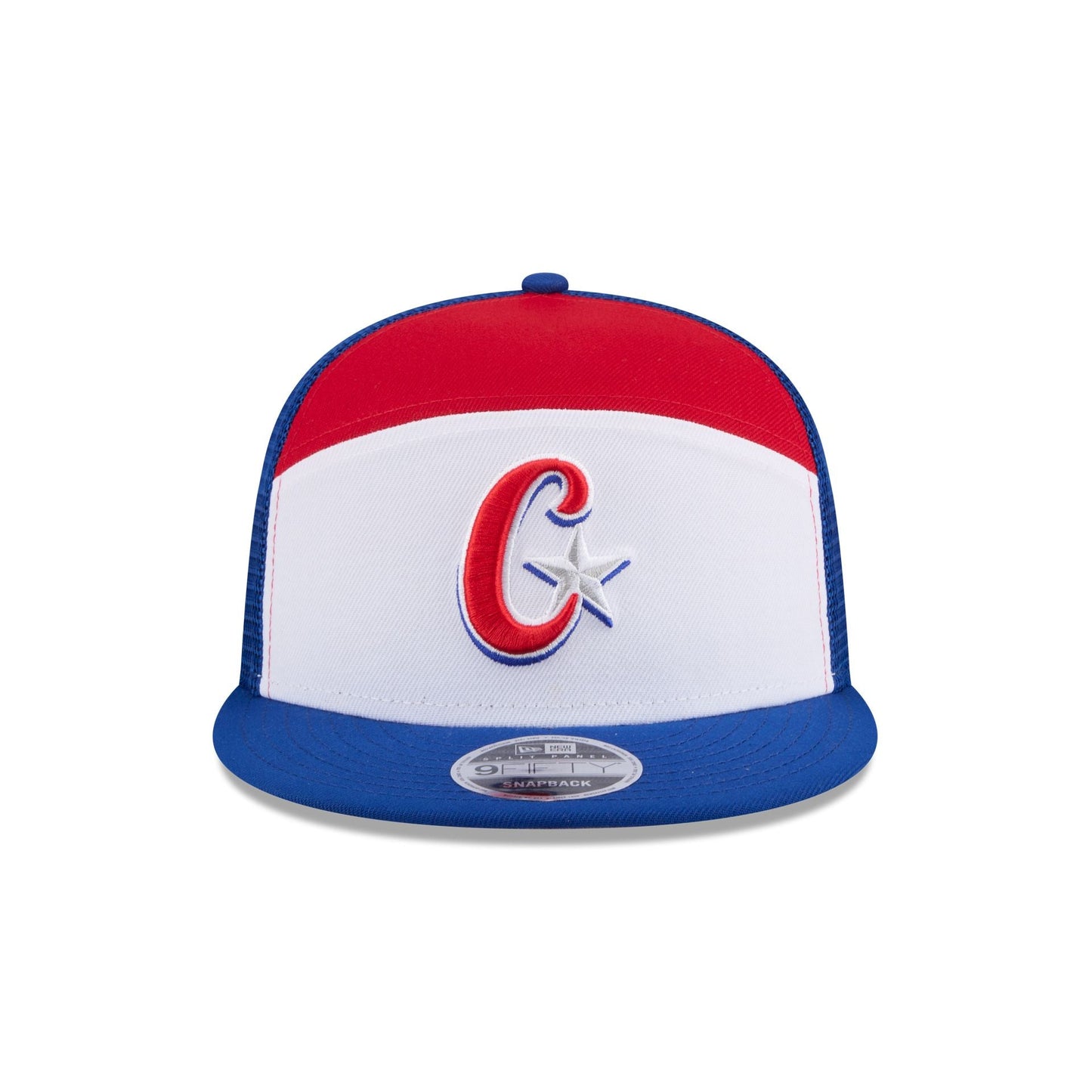 Cuba Block Split Panel 9FIFTY Trucker Hat