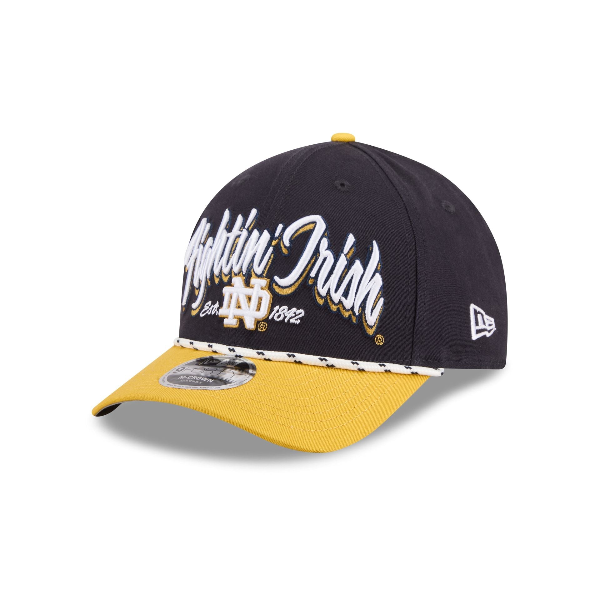 Notre Dame Fighting Irish Team Loyal 9FORTY M-Crown Snapback Hat