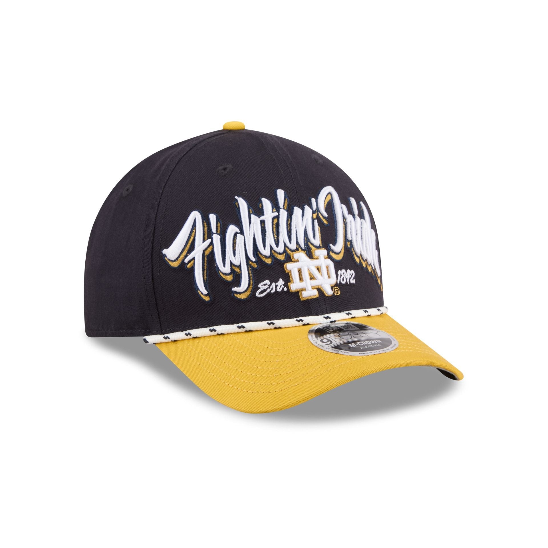 Notre Dame Fighting Irish Team Loyal 9FORTY M-Crown Snapback Hat