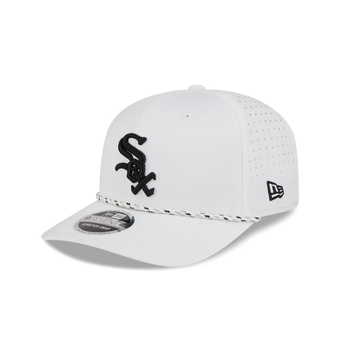 Chicago White Sox Optic White Performance Rope 9SEVENTY Stretch-Snap Hat