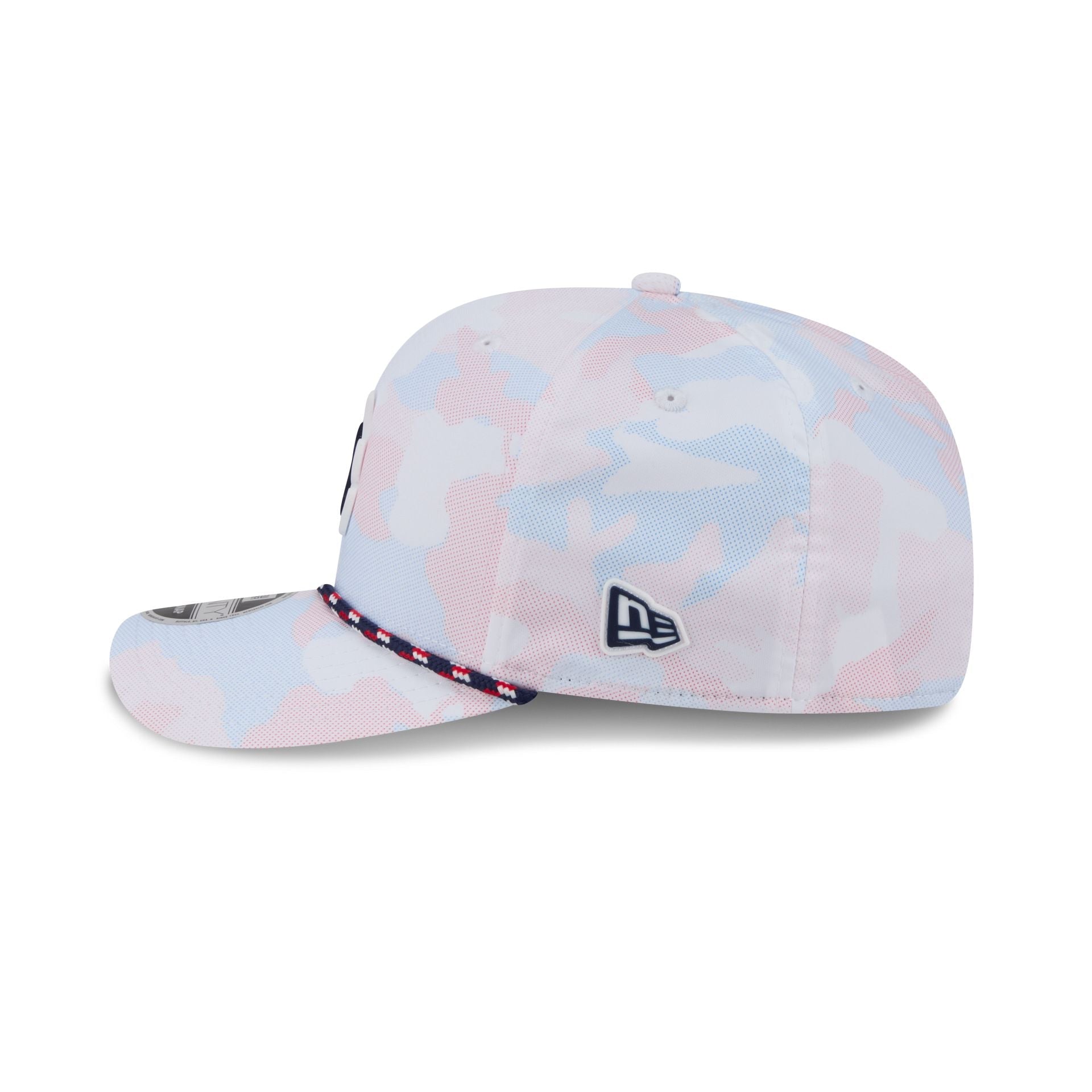 Atlanta Braves White Camo Performance Rope 9SEVENTY Stretch-Snap Hat
