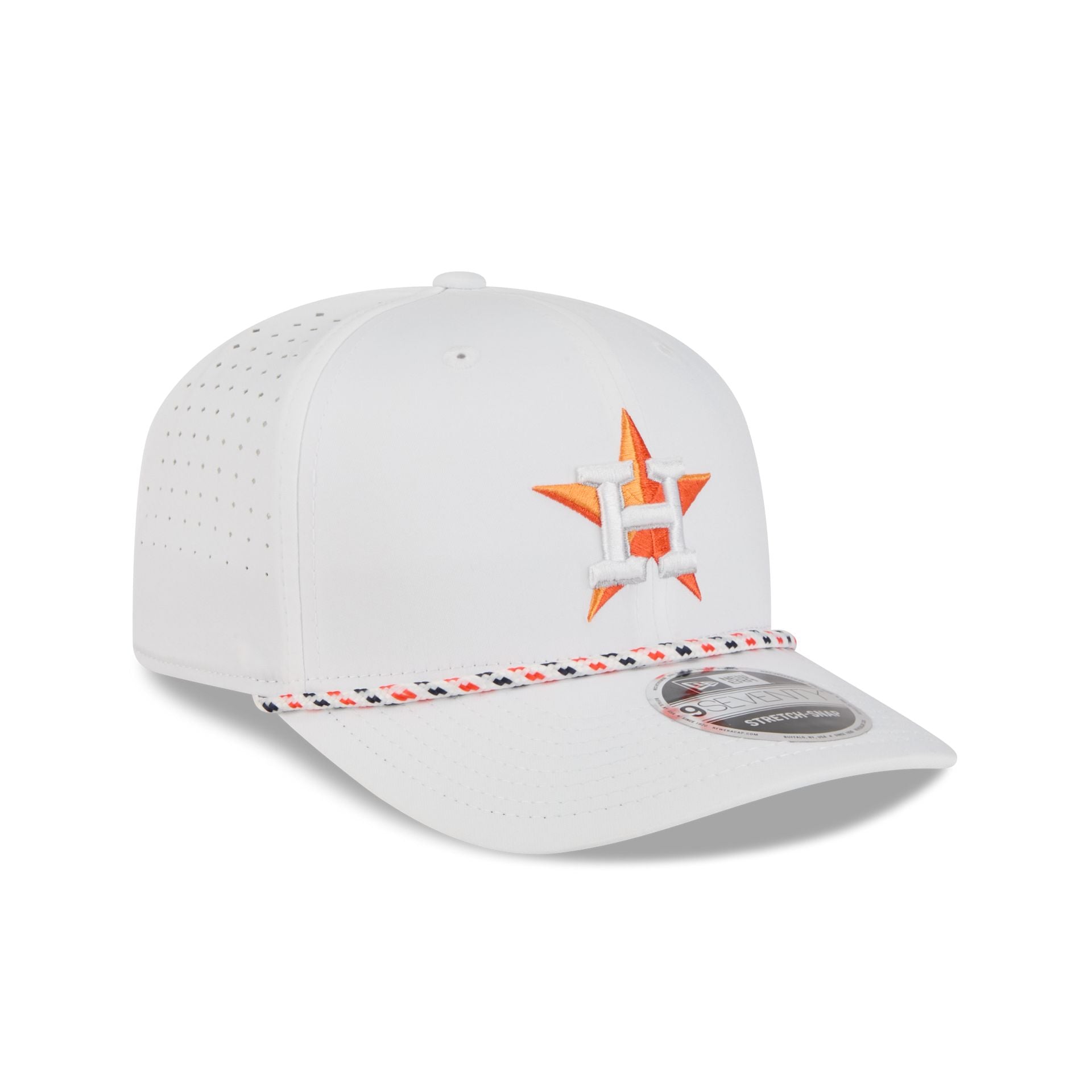 Houston Astros Optic White Performance Rope 9SEVENTY Stretch-Snap Hat