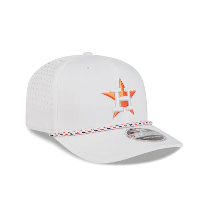 Houston Astros Optic White Performance Rope 9SEVENTY Stretch-Snap Hat