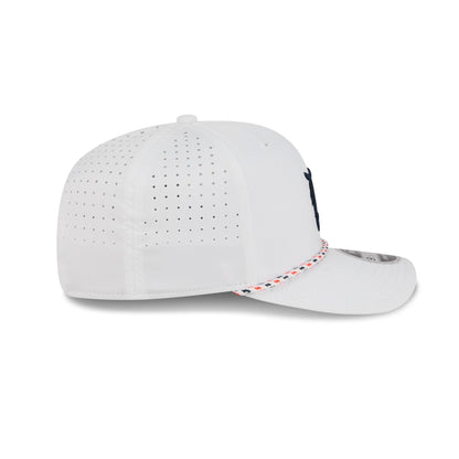 Detroit Tigers Optic White Performance Rope 9SEVENTY Stretch-Snap Hat