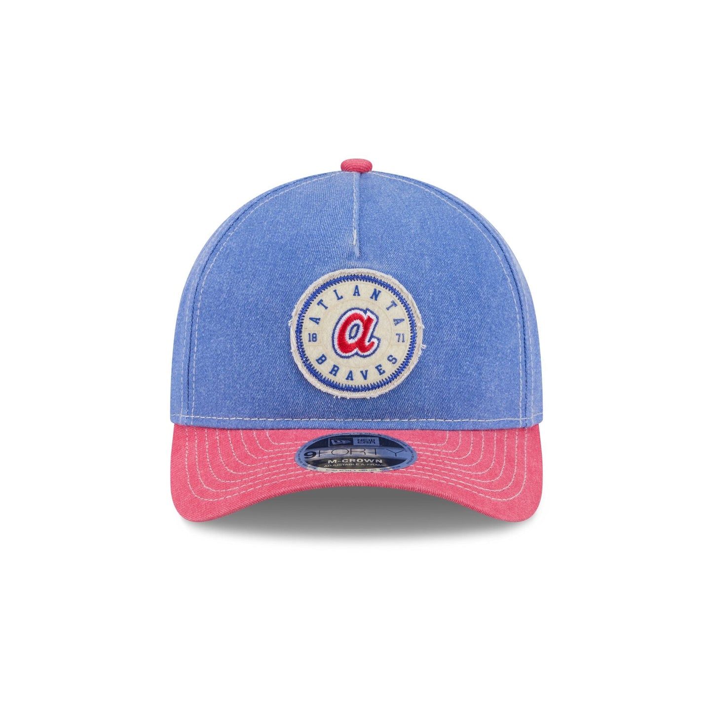 Atlanta Braves Felt 9FORTY M-Crown A-Frame Snapback Hat