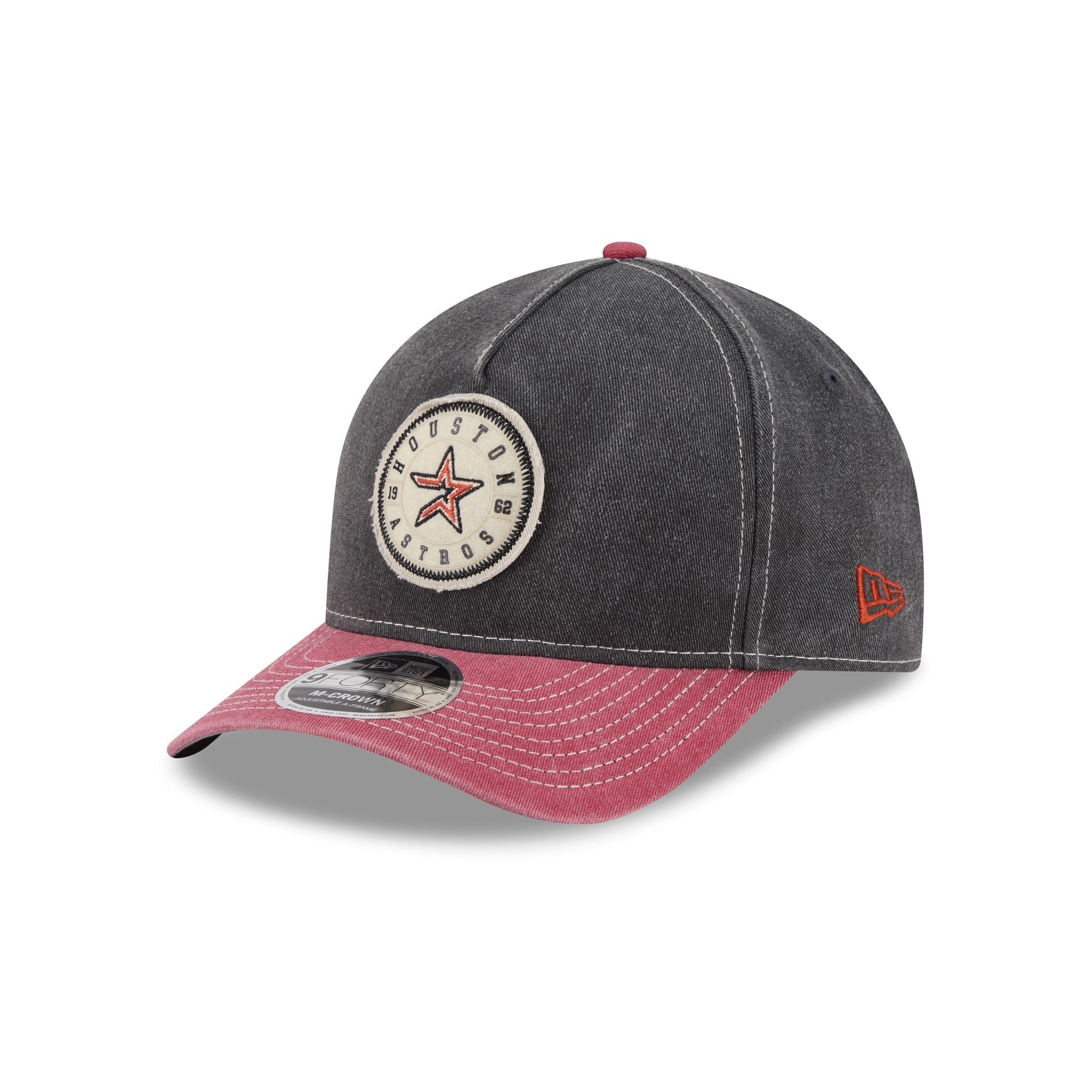 Houston Astros Felt 9FORTY M-Crown A-Frame Snapback Hat