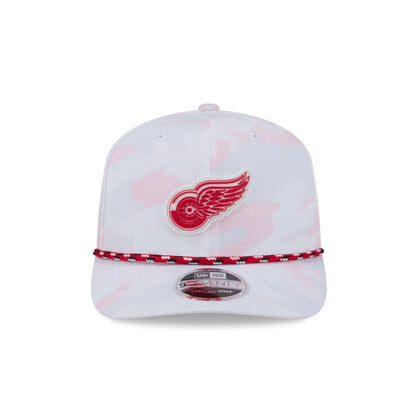 Detroit Red Wings White Camo Performance Rope 9SEVENTY Stretch-Snap Hat