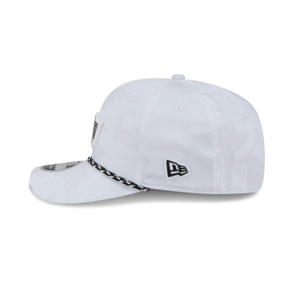 Los Angeles Kings White Camo Performance Rope 9SEVENTY Stretch-Snap Hat