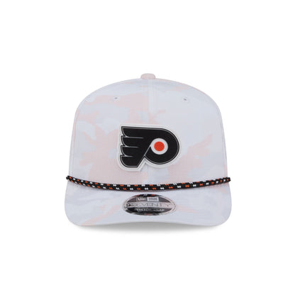 Philadelphia Flyers White Camo Performance Rope 9SEVENTY Stretch-Snap Hat