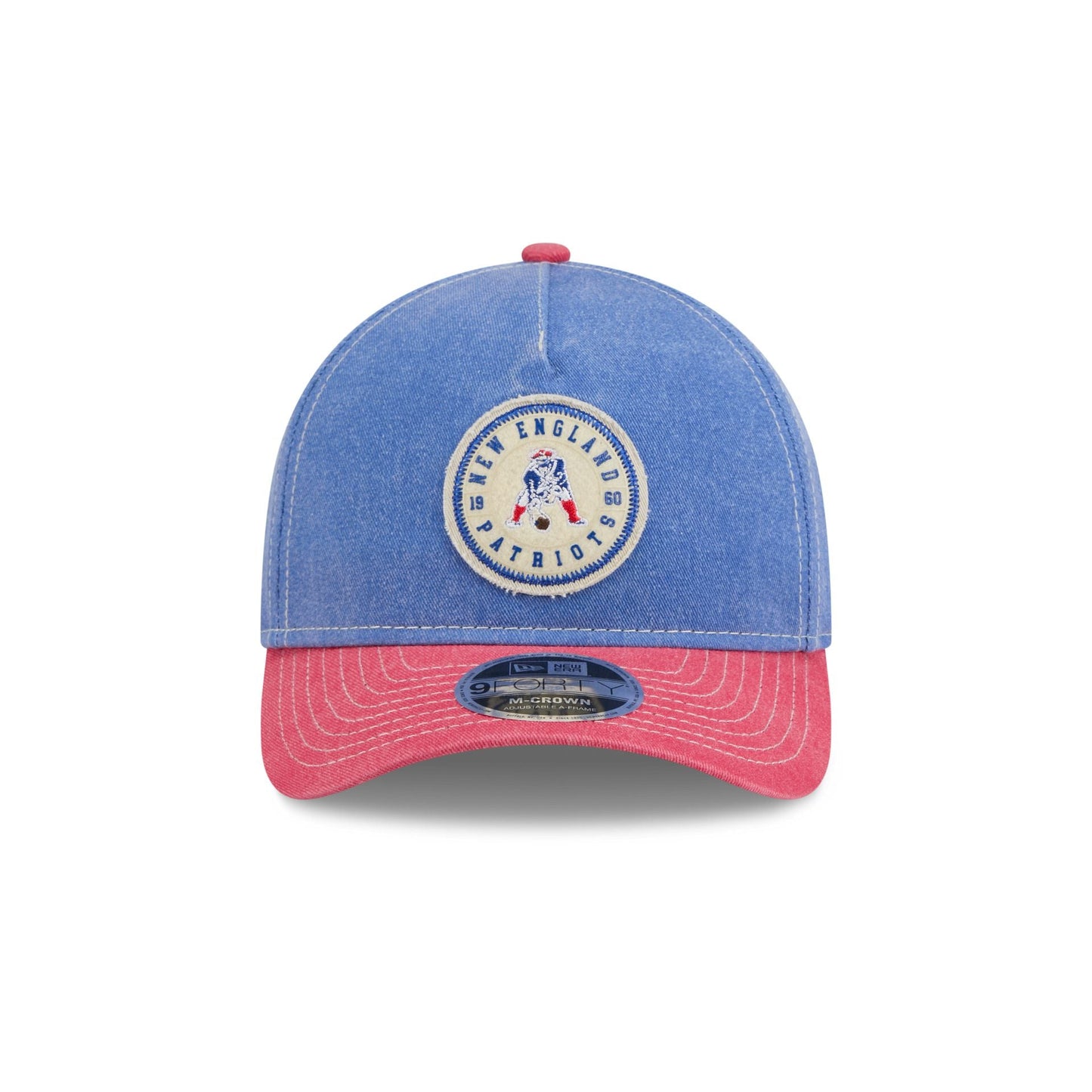 New England Patriots Felt 9FORTY M-Crown A-Frame Snapback Hat