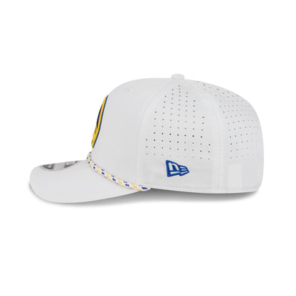 Golden State Warriors Optic White Performance Rope 9SEVENTY Stretch-Snap Hat