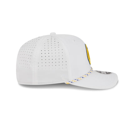Golden State Warriors Optic White Performance Rope 9SEVENTY Stretch-Snap Hat