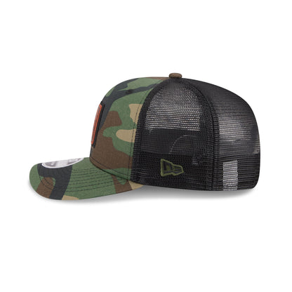 Alabama Crimson Tide Camo Canvas 9SEVENTY Trucker Hat