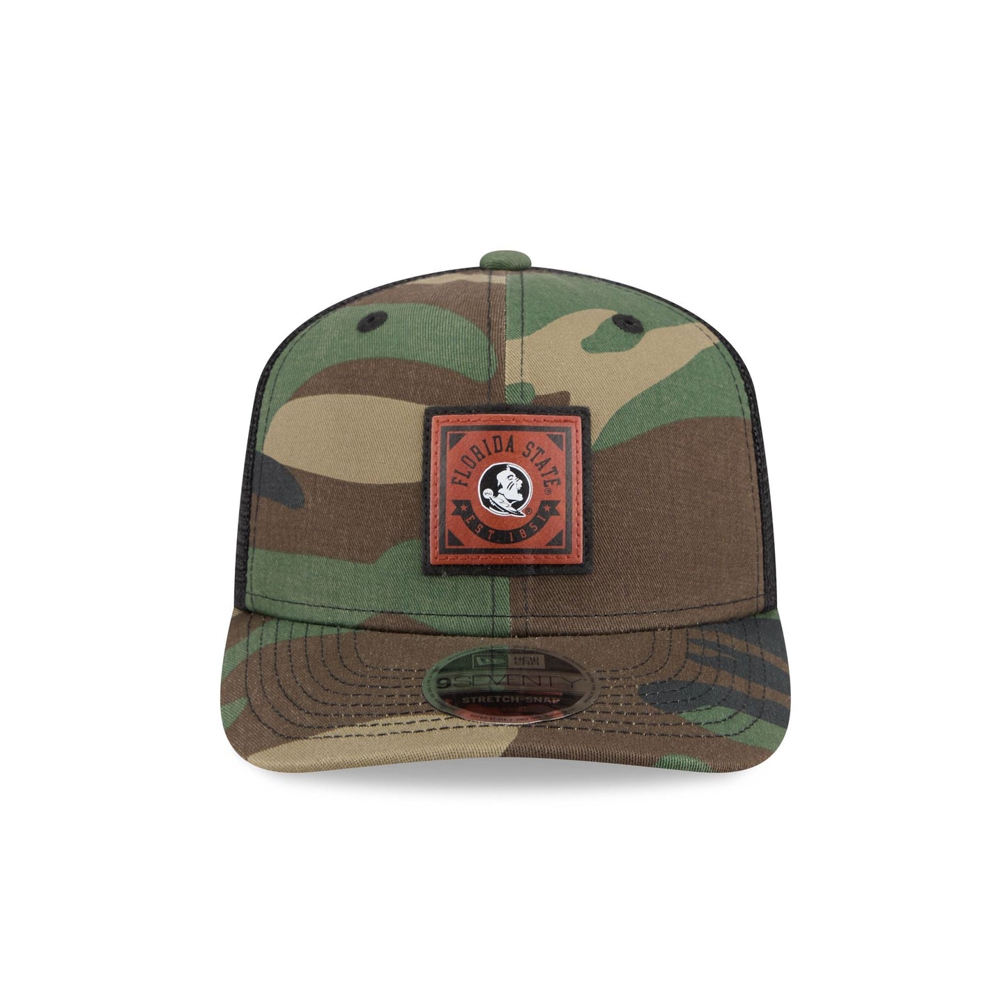 Florida State Seminoles Camo Canvas 9SEVENTY Trucker Hat